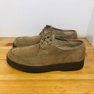 LL Bean Wallabies suede Womens sz 9